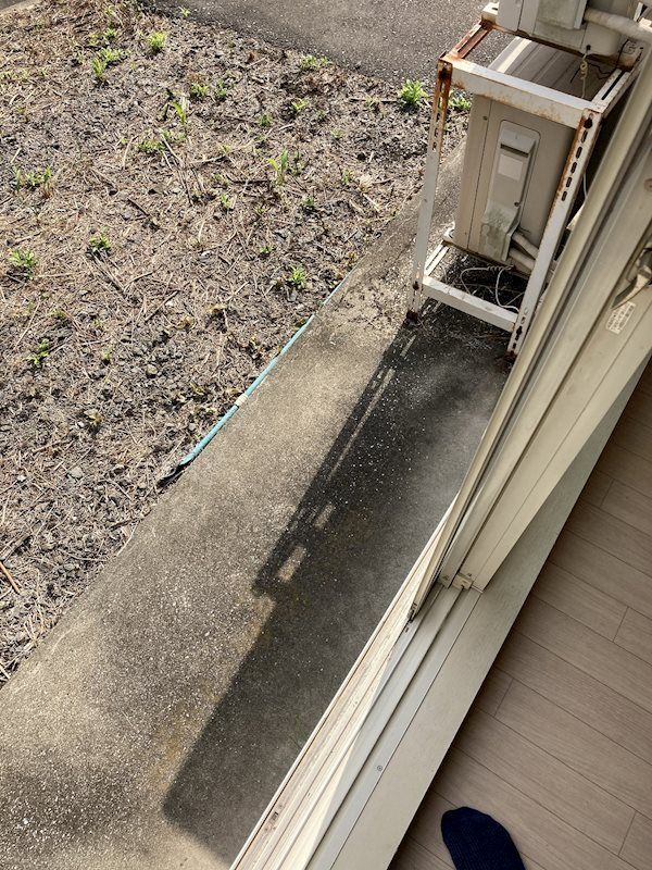 山仁ハイツ ベランダ