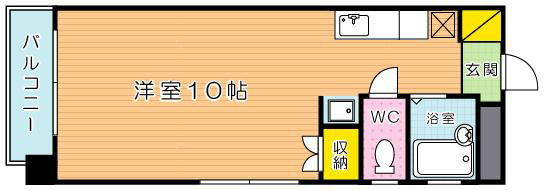 ダイナコート小倉下到津Ⅰ 203号室 間取り