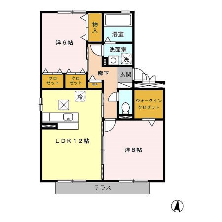 コスモス 間取り図