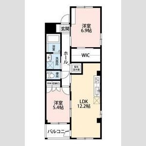 ラ・ファミーユ 201号室 間取り