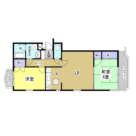 ミラクル西塚 間取り図