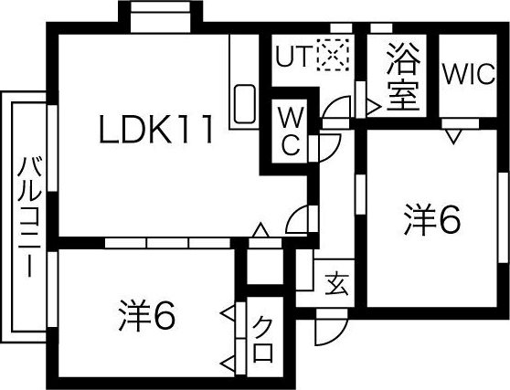 SOURCE（スルス）Ⅱ 202号室 間取り