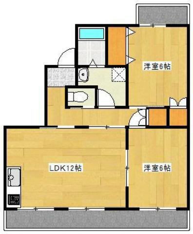 ソシア安松 間取り図