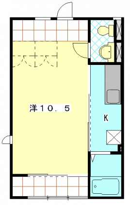 エミネンス 101号室 間取り