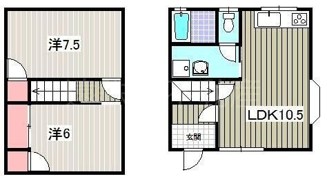 テラスハウス土屋 間取り