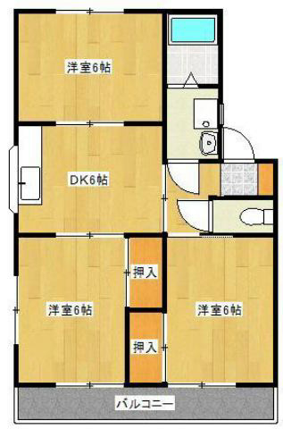 サンコーポ 間取り図