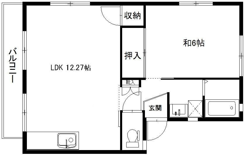 エスポワールⅡ 間取り図