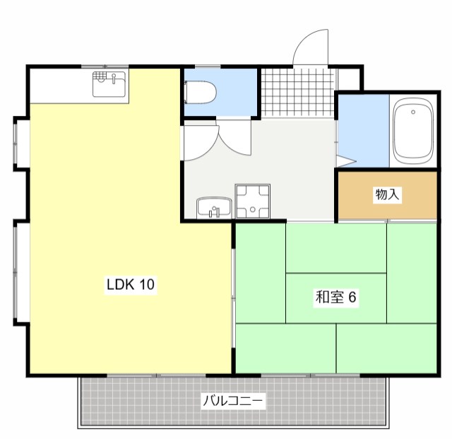 レスポ三和 間取り図
