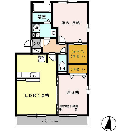 パストラーレ 間取り図