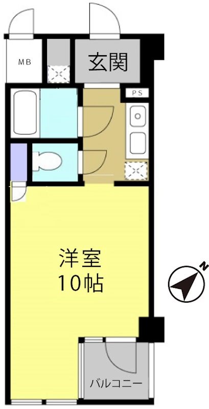 遠鉄ハイツ自校駅ビル 間取り