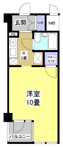 遠鉄ハイツ自校駅ビル 間取り図