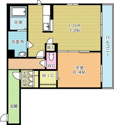 ブライトグッドメゾン明和 201号室 間取り