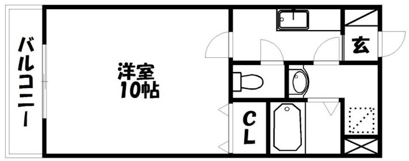 たちばな弐番館 間取り図