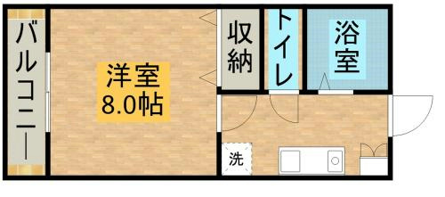 ウィズステージさくら 201号室 間取り