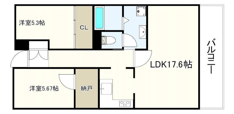 エリート・イン船橋 間取り図