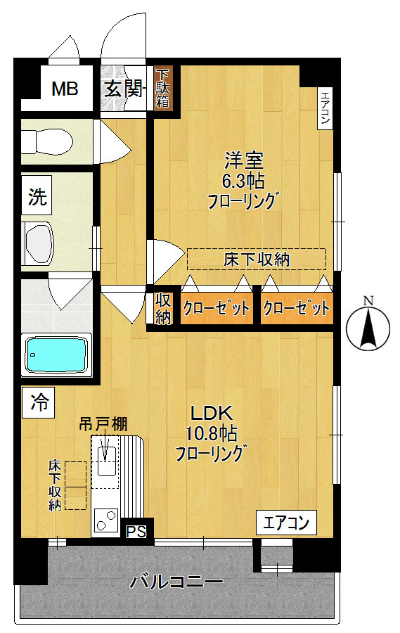 ソレイユ・ハイム 間取り図