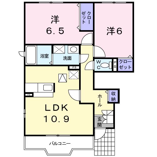 プライムシャルム 間取り図