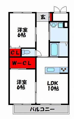 Brise-M 301号室 間取り