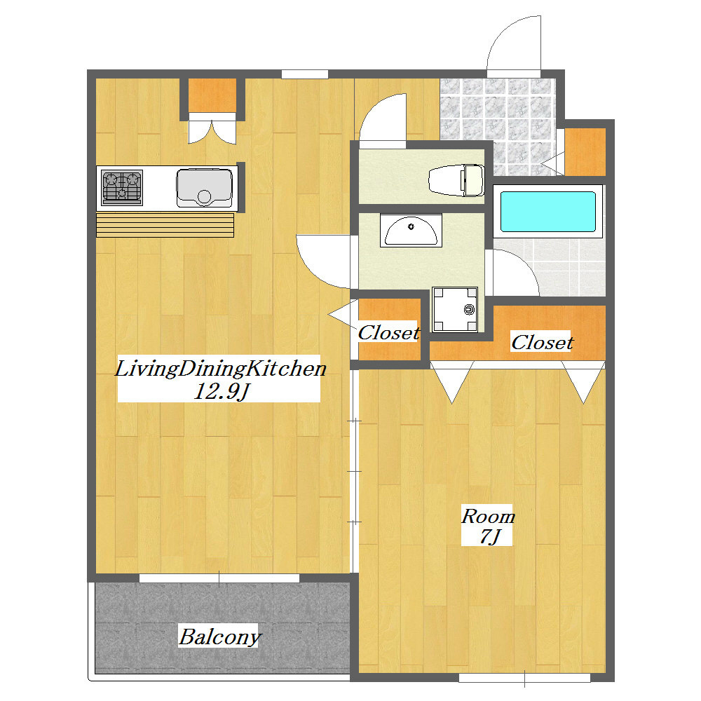 アルジェント 103号室 間取り
