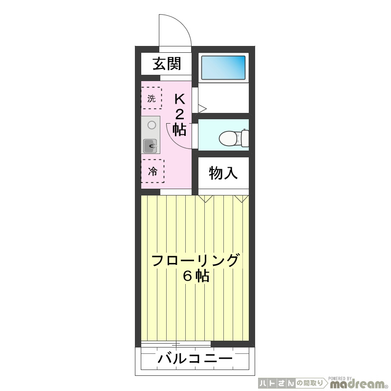 レミントンテラスＡ 間取り図
