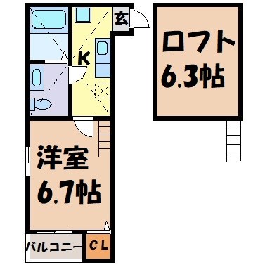 エバンフォート 間取り図