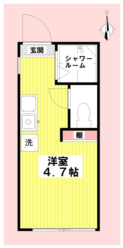 アーバンプレイス中野ⅩⅡＢ 間取り図