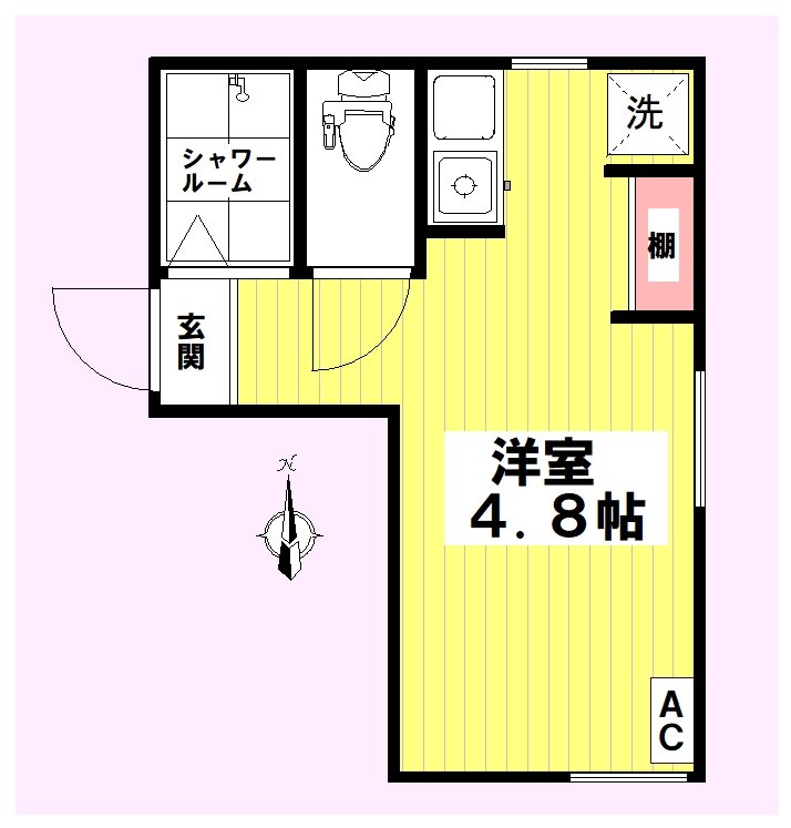 アーバンプレイス中野ⅩⅡＢ 105号室 間取り