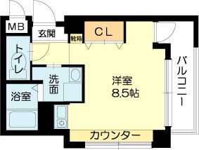 加古川尾上ヤングパレス 間取り図