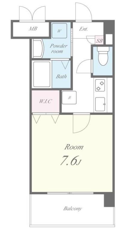 ヴェルデⅠ 間取り図