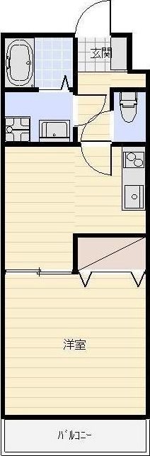 プロスペール半田山 105号室 間取り