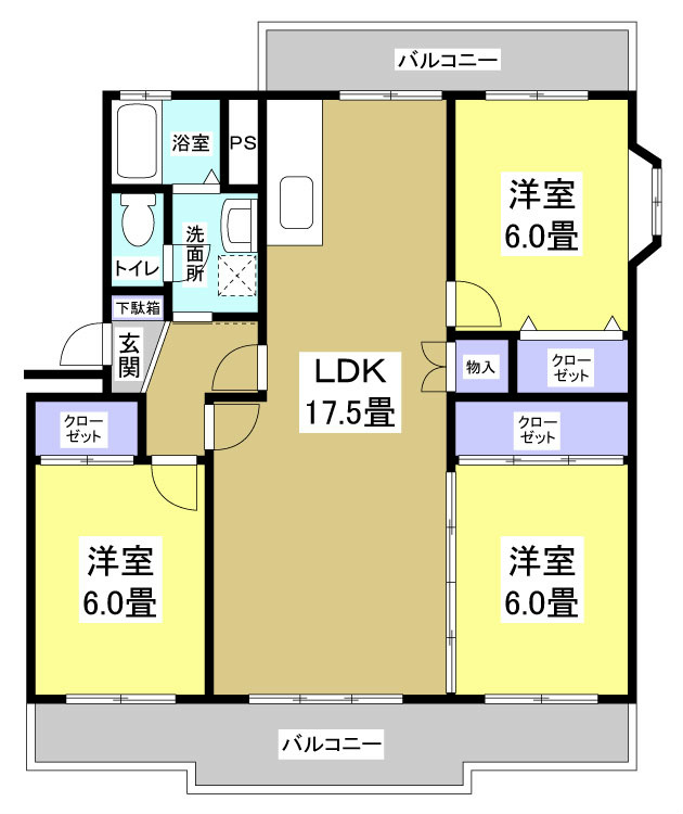 VPマンションⅠ 間取り図