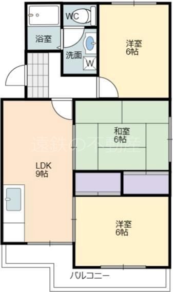 マンションブルースカイ 間取り図