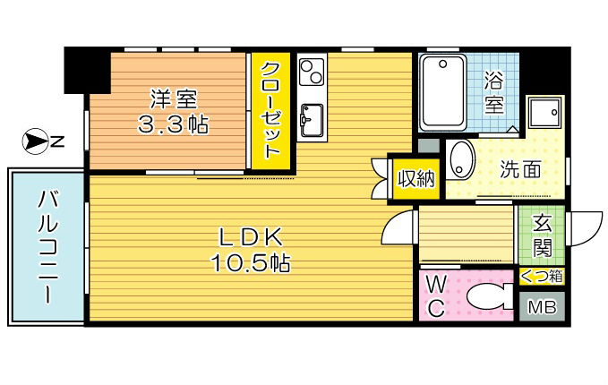 PROTO CITY TOBATA(プロトシティ戸畑) 間取り図