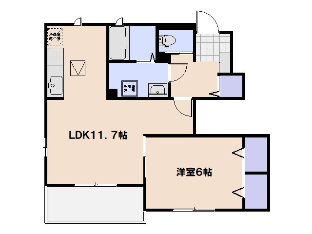 カルム　B 間取り図