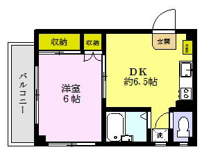メゾンサクラ 201号室 間取り