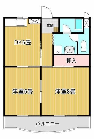 ローヤル石津Ⅱ 間取り図