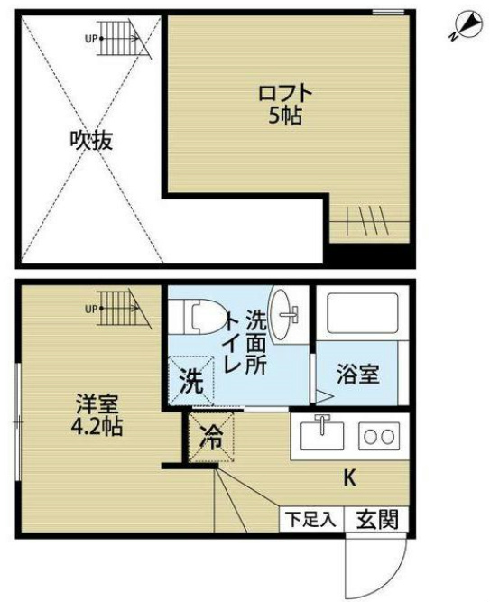 KAHARE越谷（カハレコシガヤ） 間取り図