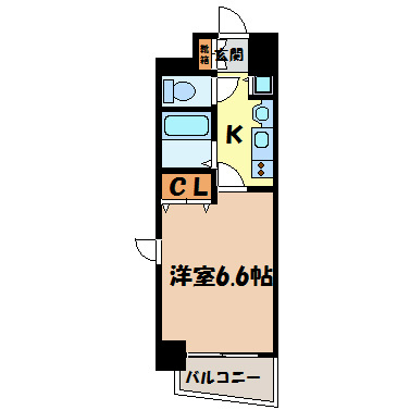 プレサンス大須観音駅前サクシード 間取り図