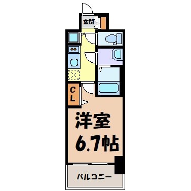 プレサンス名古屋STATIONルミアス 間取り図