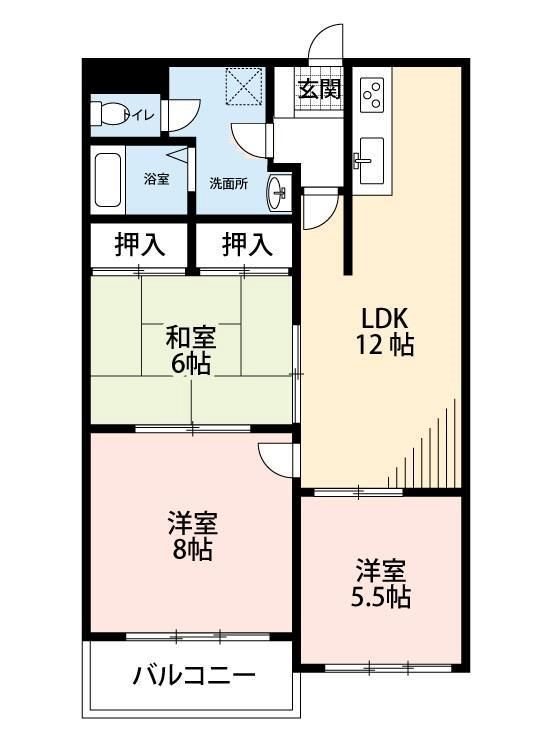 ダイヤモンド寿泉 間取り図