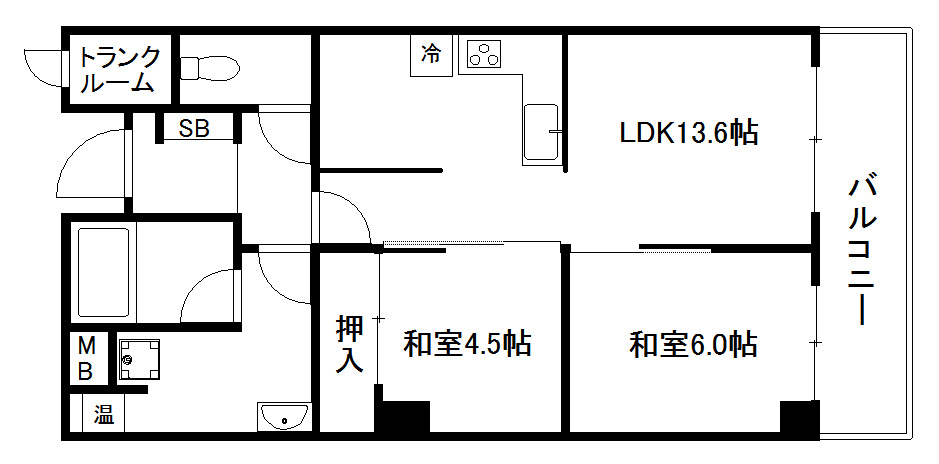 日興御所前スカイマンション 間取り