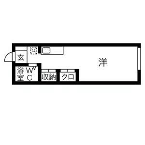 サンハイツ安田 201号室 間取り