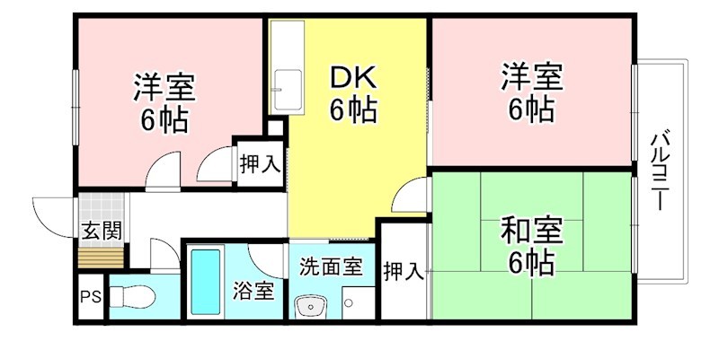 Ｓurplusみくも　A棟 間取り