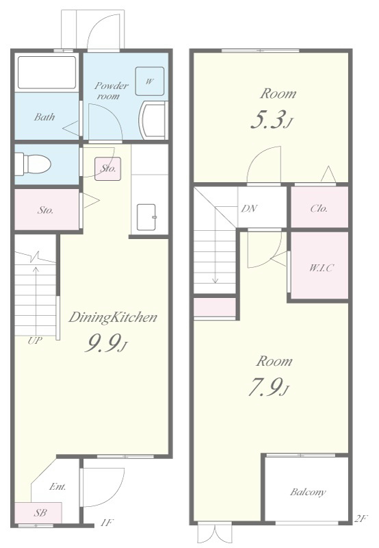 ディアコート(伊丹市) 間取り図