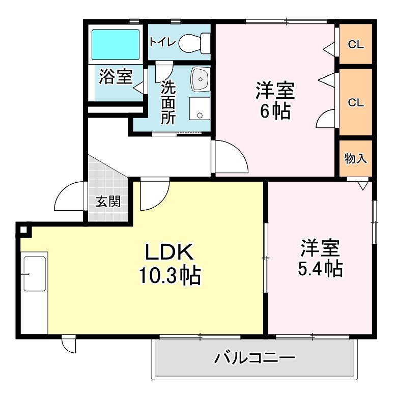 エスタシオン　Ｃ棟 間取り