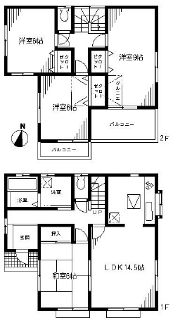花井戸建 間取り