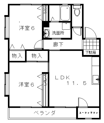 ビックストーンＣ 間取り図