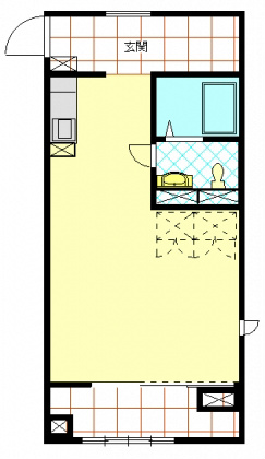 ステージア 102号室 間取り