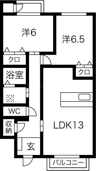 シュプールしのはら 間取り図