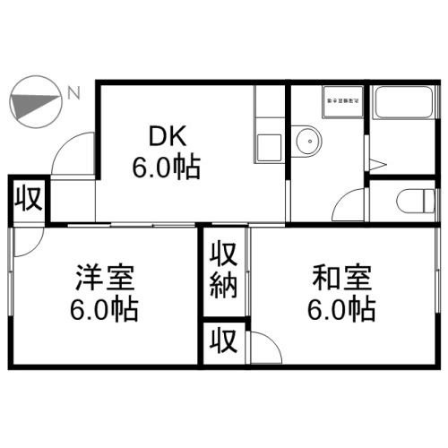 セジュールイシャラヤマ 間取り図